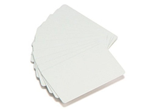 Plastic card - 30mil, 0.76mm (blank) - white ++Sold only as a pack of 100++