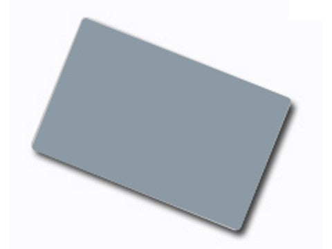 Plastic card - 30mil, 0.76mm (blank) - silver