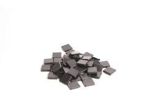 Abdecktaste 1 x 1, schwarz für W/X
